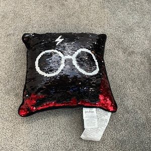 Harry Potter magic sequin pillow.